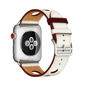 Pazi, Trak Za Apple Gledati Serije 6 SE 40/44 Pravega Usnja Single Tour Watchband Pribor Za Apple iWatch Serije 5 4 3