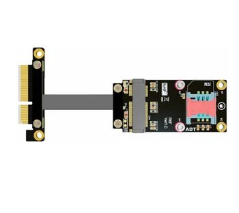 PCI-E 4X Razširiti na mini PCIe Ožičenje kabel za Brezžične omrežne kartice pci kabel PCI-Express x4 Riser adapter