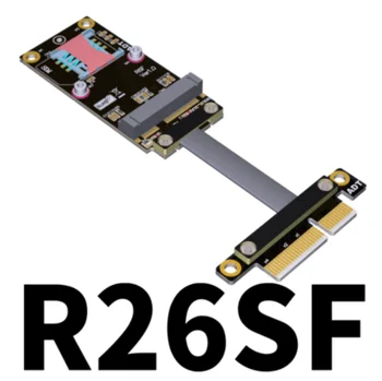 PCI-E 4X Razširiti na mini PCIe Ožičenje kabel za Brezžične omrežne kartice pci kabel PCI-Express x4 Riser adapter