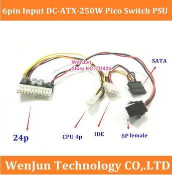 PCI-E 6pin Vhod DC-ATX-250W 24pin Napajalni Modul Swithc Pico PSU Avto Auto Mini ITX Visoko DC-ATX power modul ITX Z1