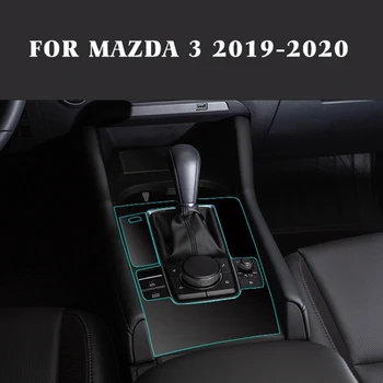 Pcmos Notranjosti Konzole Prestavna Plošča Pokrov Za Mazda 3 2019-2020 Ogljikovih Vlaken Notranje zadeve Ornamenti Nalepke Auto Dodatki