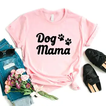 Pes Mama šapa Tiskanja Ženske Tshirts Bombaž Priložnostne Smešno Majica s kratkimi rokavi Za Lady Yong Dekle Top Tee Hipster 6 Barvo NA-911