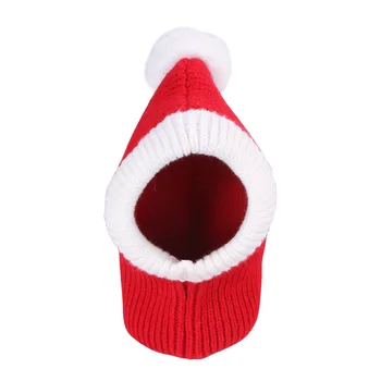 Pet jesen in zimo, volnene klobuk Shiba Inu metoda Teddy Bichon zlati prinašalec Božični klobuk Britanski kratek mačka Božični klobuk