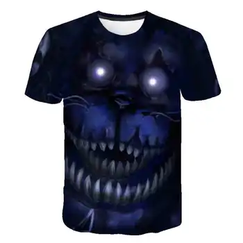 Pet Noči na Freddy majica s kratkimi rokavi za Fanta Poletje Otrok Oblačila Otroci majice poliester Otrok Vrhovi modni tisk 3D Oblačila