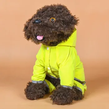 Pet Oblačila, Odsevna Pes Dežni Plašč Jumpsuit Nepremočljiva Rainwear Jarek Za Hišnih Kuža Doggy Majhne, Srednje Pse Suknjič Dež Dokazilo