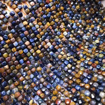 Pietersite kamen kvadrat gladko 4 mm za DIY nakit, izdelava svoboden kroglice FPPJ debelo biseri narave gemstone
