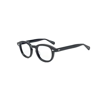 Pirat Kapitan Johnny Depp Lemtosh acetat letnik ovalne očala za moške recept kratkovidnost gradient optični oči očal okvir