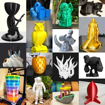 PLA Ogljikovih Vlaken Nitke Za 3D Pero Plastičnih 1.75 MM 10 Zvitkih / Set Polnjenje Upogljivi nestrupeno Tiskalnik Ročaji DIY Darilo