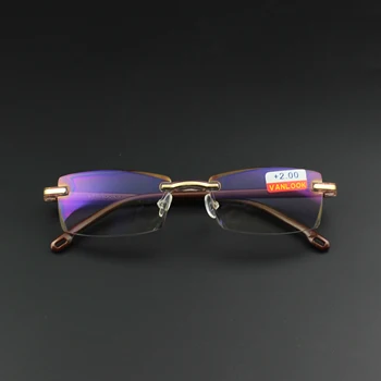Plastični Jasno Obravnavi Očala brez okvirjev za Računalnik Moški Ženske Anti Blue Ray moška Očala Daljnovidno+1 1.5 2.0 2.5 3.0 3.5 4