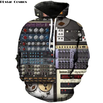 PLstar Kozmos Ableton Live Crewneck hoodies 2018 Nov stil Modni pulover s kapuco DJ disco 3d Tiskanja Moški Ženske Hip hop Hooded majica