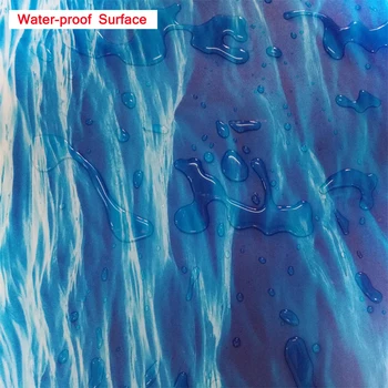 Po meri 3D Fotografije za Ozadje Podvodni Svet Stereoskopski Tla Zidana PVC samolepilne Kopalnica Obrabe Non-slip Zgosti Ozadje