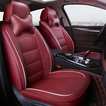 Po meri avtomobilski sedež pokrov 2 pc sprednja sedeža za Mercedes Benz ML GLA GLK GLE S E G Razred GLE AMG GLC SLK avto opremo auto izdelki