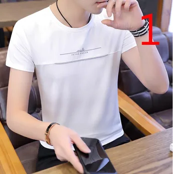 Poletje nova majica polo moški ' s kratkimi rokavi t-shirt bombaž trend moške korejska različica self-gojenje priložnostne lep ss