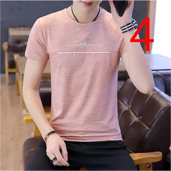 Poletje nova majica polo moški ' s kratkimi rokavi t-shirt bombaž trend moške korejska različica self-gojenje priložnostne lep ss