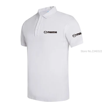 Poletje novih moških tiskanje bombaž Mazda polo majica za moške poslovna ženska polo majica