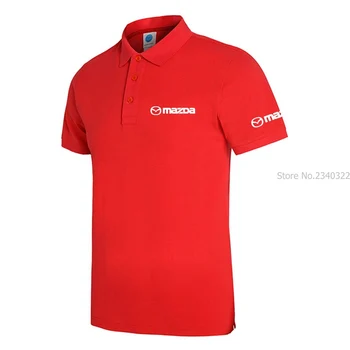 Poletje novih moških tiskanje bombaž Mazda polo majica za moške poslovna ženska polo majica