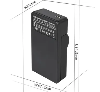 Polnilec za Panasonic Lumix DMC-FZ40, FZ45, FZ47, FZ48, FZ60, FZ62, FZ70, FZ72, DC-FZ80, FZ81, FZ82, FZ83 Digitalni Fotoaparat