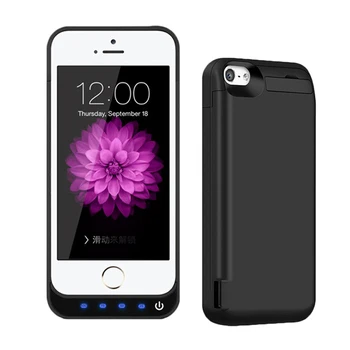 Polnilnik za baterijo velja za iPhone 5 5S SE 4200mAh Zunanji Baterijski Paket Mobilni Telefon Kritje Ultra Backup Moči Banke Polnjenje Primeru