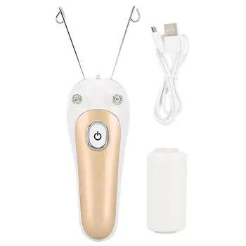 Polnjenje prek kabla USB Električna Napeljava Epilator Fizično Velikost Lase Odstranjevalec za Obraz, Roke, Noge Domačo Uporabo Depilacijska Orodje za Ženske Lady