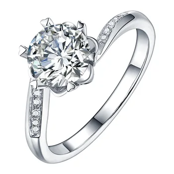 Pravi Naravni Diamant Nakit S925 Sterling Srebrni Prstan za Ženske v Redu Srebro 925 Nakit Anillos De Poroko Bizuteria Obroči Polje