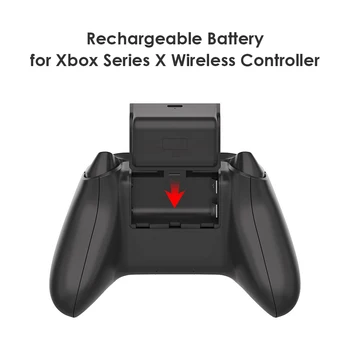 Prenosni Krmilnik Zunanje Nazaj Posnetek Baterijo za Xbox Serije X Mobilni Polnilnik Elektronski Pralni Dodatki