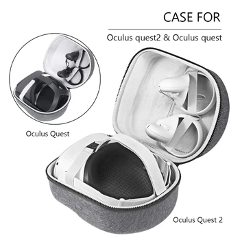 Prenosni Trdi EVA Torbica Zaščitni Pokrov za Shranjevanje Vrečko Polje kovček za -Oculus Quest 2 VR Slušalke in Pribor