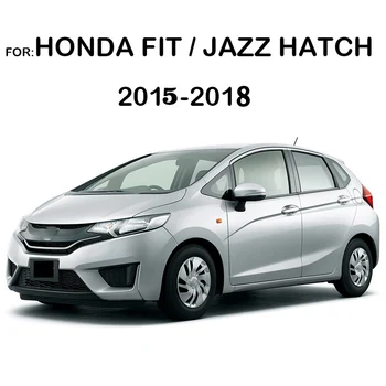 Primerni Za Honda Fit / Jazz Hatchback GK5 2016-2019 Zadaj Prtljažnik Linijskih Boot Tovora Mat Pladenj Tla Preproga Blato Kick Zaščitnik