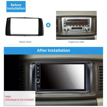 Primerno Za Toyota Corolla 2001-2006 avdio mdr DVD navigacijski spremenjen plošči površine okvir stereo plošča