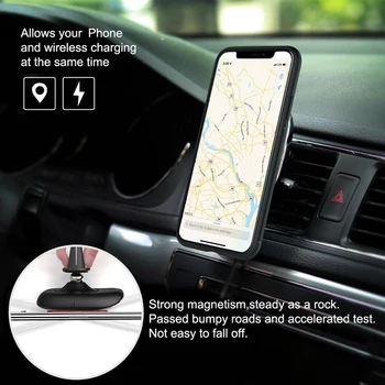 Qi avto brezžični polnilnik za iPhone 11/ XS za Samsung S9 avto aromaterapija Nillkin 3 v 1 Magnetni Vozila Nastavek Držalo Pad