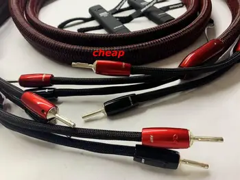 Redwood Zvočniški Kabel Par 2,5 M Srebro Lopata Svečke 72V DBS audioquest kabel