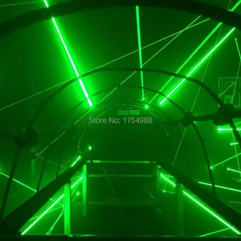 Resnično življenje soba skrivnosti zanimivo tvegajo laser labirint senat pobeg prop zeleni laser array soba z daljinskim upravljalnikom
