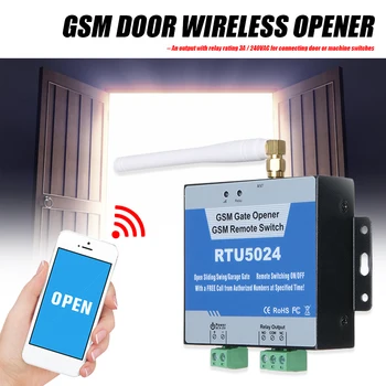 RTU5024 GSM Vrata Odpirač Rele z Brezžičnim Daljinskim Vrata za Dostop Vklop Brezplačnih Klicev 850/900/1800/1900MHz