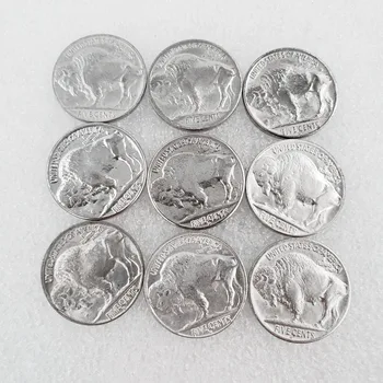 S925 čistega srebra strani indijanci bison kovanec obnavljanje starih načinov moške in ženske z srebrni obesek srebrni obesek