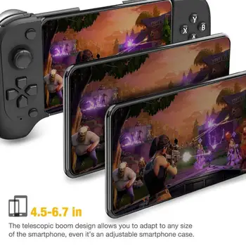 Saitake Brezžični Gamepad Bluetooth Krmilnik za Igre za Huawei Xiaomi Telefon Android TV iPhone Teleskopsko Blazinice Palčki