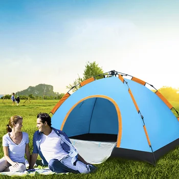 Samodejno šotor. Šotor samodejno. 4 lokalne turistične šotor. Samodejno kampiranje šotor za prosti čas, dežni plašč šotor. Prenosni samodejno družinski šotor za pohodništvo s komarjem. Šotor z zaščito pred soncem, dež