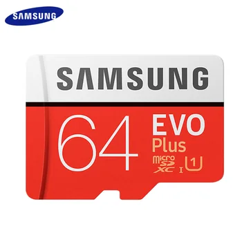 SAMSUNG EVO PLUS Pomnilniška Kartica 64GB 128GB 256GB 512GB Visoke Hitrosti 100MB/s Micro SD C10 U3 TF Kartice UHS-I 128G 64 GB Micro SD Kartico