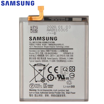 SAMSUNG Original Baterija EB-BA202ABU za Samsung Galaxy A20e A10e A102W A202F A102U 3000mAh Pristna Baterija