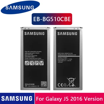 Samsung Original Baterija EB-BJ510CBC Za Samsung Galaxy J5 2016 Edition J5 2016 J510 J510FN J510F J510G EB-BJ510CBE 3100mAh