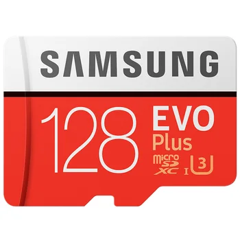 SAMSUNG Original Micro SD kartica 128 GB u3 Pomnilniško Kartico 128gb EVO Plus sdhc u3 c10 TF Kartice C10 90MB/S MICROSDXC UHS-1 Brezplačna Dostava