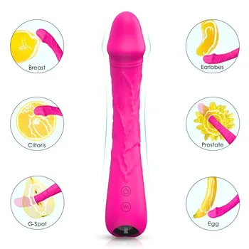 SEAFELIZ 9 Hitrosti Močan potres brez kosti vibrator Ženski G-Spot Spodbujanje Av Igrače Izklop USB Polnjenje Sex Igrače Za Ženske