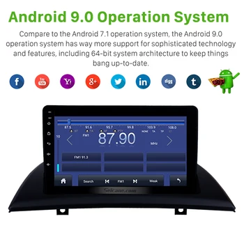 Seicane 9 inch Android 9.0 IPS Avto GPS Vodja Enote Igralec Za 2004-2007-2012 BMW X3 E83 2.0 i 2.5 sem 2.5 si 3.0 sem si 3.0 2.0 d 3,0 d 3,0 sd