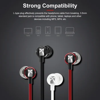 Sennheiser CX3.00 Globok Bas Slušalke 3,5 mm Stereo Dinamične Slušalke Šport Čepkov HD Ločljivost Slušalke za iPhone Androd