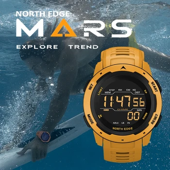 SEVERNI ROB Digitalni pametno Gledati Moški Športni Fitnes Ure Tekaški Športni Plavanje 50M Nepremočljiva Moške Elektronska ura