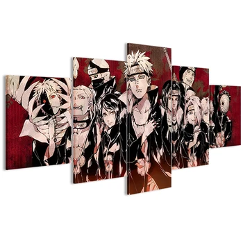 Slike Okvirni Dnevni Sobi HD Natisnjeni 5 Plošči Animacija Naruto Znakov Doma Dekoracijo Plakati Moderno Stensko Slikarstvo, Umetnost