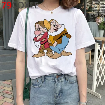 Smešno risanka majica s kratkimi rokavi ženske harajuku plus velikosti unisex korejskem slogu cute anime ulzzang t-shirt Preprosta, Vse-ujemanje oblačila ženski