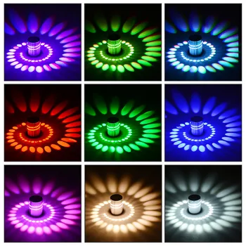 Sodobni LED Stropna Luč 3W RGB Steno Rov za Umetnost, Galerija, Okraski, Sprednji Balkon Lučka Verandi Svetlobe Koridorjev luç