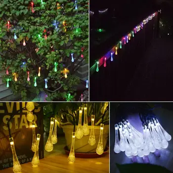 Solarna Polnilna LED Vrt, Travnik svetlobe Niz Vila Sončne svetlobe LED Prostem na Dvorišču Počitnice, Poroka Dekoracija Krajine Lučka