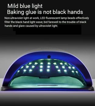 SONCE X7 Max 180W Lak za Lase LED Lučka za Nohte in UV Lučka Za Sušenje Vseh Gel lak, ki S Zaznavanje Gibanja Manikira Pedikura Salon Orodje