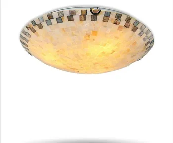 Sredozemski slog naravnega lupini stropne luči za keramiko noč svetlobe led svetilka talna bar domačo razsvetljavo Brezplačna dostava