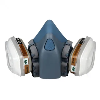 STONECX 9in1 7502 Plinsko masko, Kemičnih Respirator Zaščitne Maske Industrijske Barve Spray Proti Organskih Pare, Prah v Prahu Masko 6001